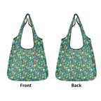Summer Fruit 3 Pack of Foldable Shopping Bags 3-Pack Shopping Bags Food Printed Offshore