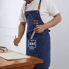 Ah! The Element Of Surprise Unisex Canvas Cross Back Chef Apron with Large Pockets Canvas Apron Printed Offshore Science
