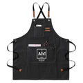 Ah! The Element Of Surprise Unisex Canvas Cross Back Chef Apron with Large Pockets Black Canvas Apron Printed Offshore Science