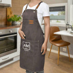 Ah! The Element Of Surprise Unisex Canvas Cross Back Chef Apron with Large Pockets Canvas Apron Printed Offshore Science