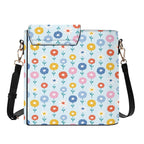 Abstract Cute Flowers Crossbody Water Bottle Storage Bag Water Bottle Storage Handbag Plants Printed Offshore