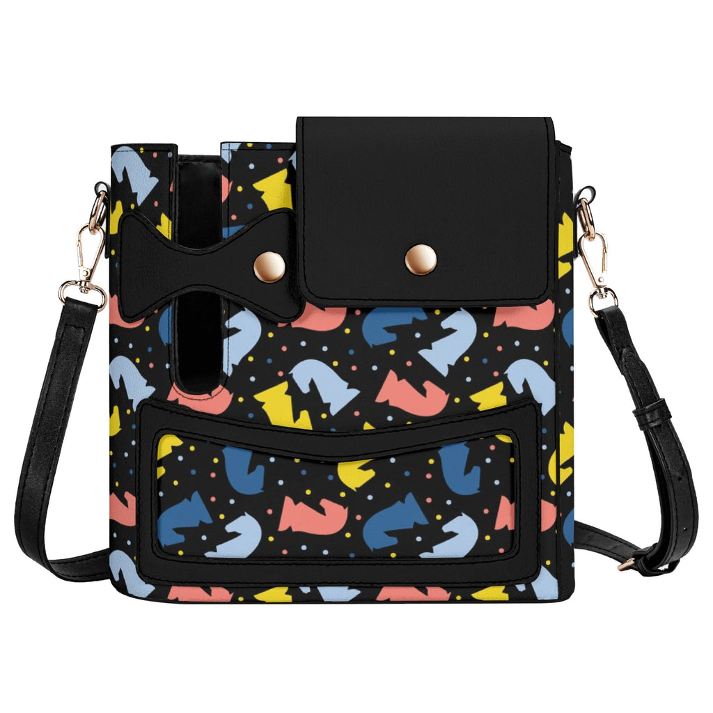 Colourful Chess Crossbody Water Bottle Storage Bag Default Title Water Bottle Storage Handbag Chess Printed Offshore
