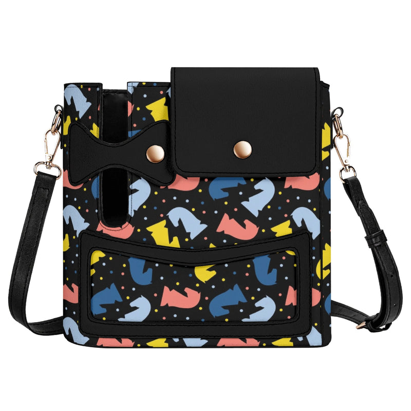 Colourful Chess Crossbody Water Bottle Storage Bag Default Title Water Bottle Storage Handbag Chess Printed Offshore