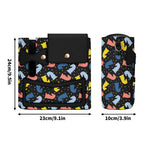 Colourful Chess Crossbody Water Bottle Storage Bag Water Bottle Storage Handbag Chess Printed Offshore