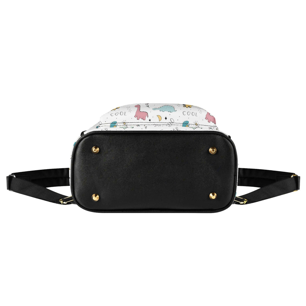 Quirky Dinosaurs Casual PU Leather Backpack Casual PU Leather Backpack Printed Offshore