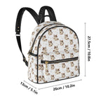 Cheeky Cats Casual PU Leather Backpack Casual PU Leather Backpack Printed Offshore