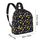 Colourful Chess Casual PU Leather Backpack Casual PU Leather Backpack Printed Offshore