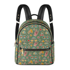 Groovy Retro Casual PU Leather Backpack Casual PU Leather Backpack Printed Offshore