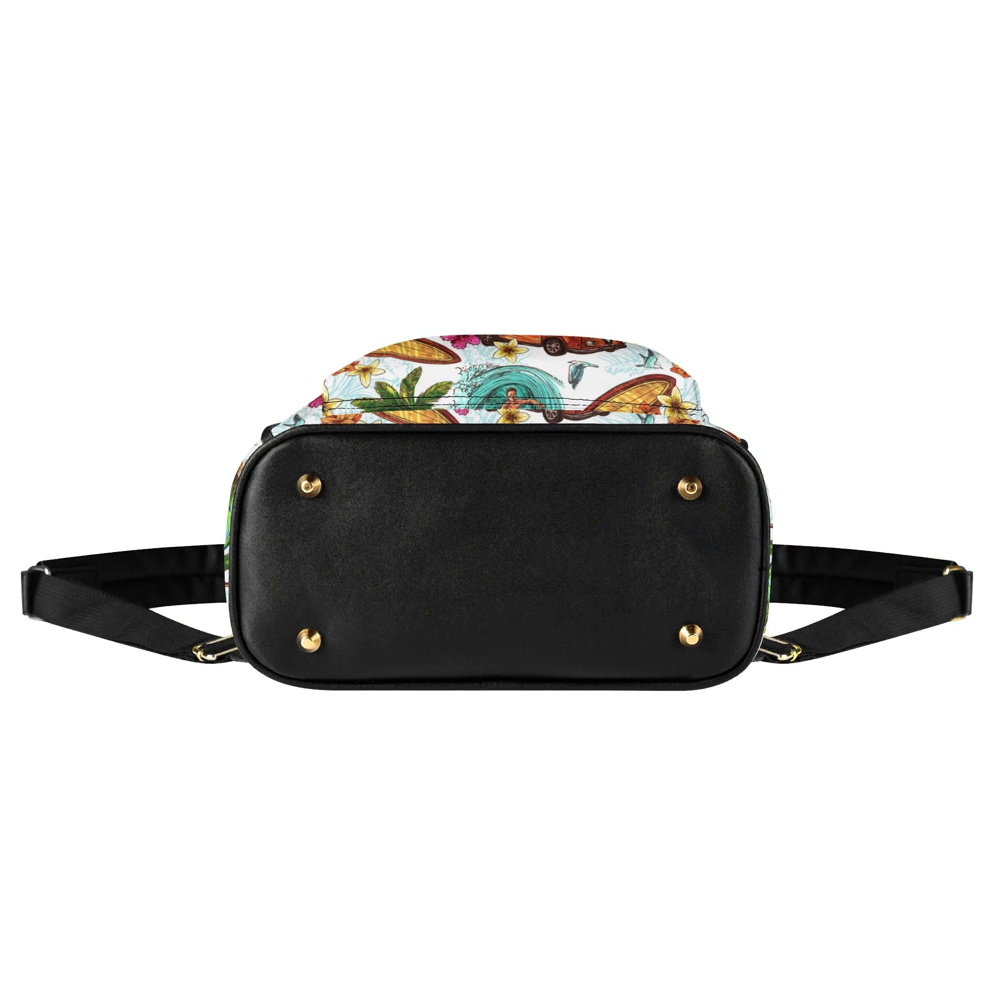 Surfing Safari Casual PU Leather Backpack Casual PU Leather Backpack Printed Offshore