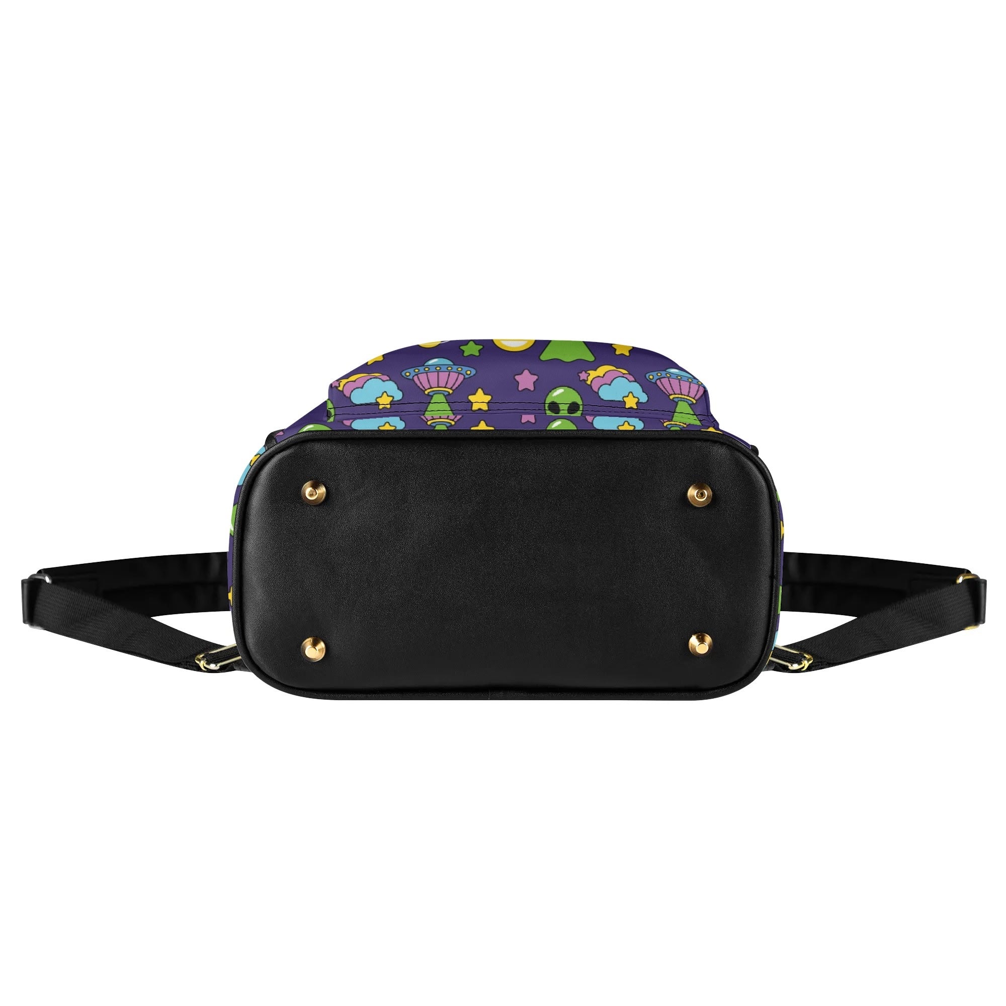 Groovy Alien Casual PU Leather Backpack Casual PU Leather Backpack Printed Offshore