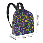 Groovy Alien Casual PU Leather Backpack Casual PU Leather Backpack Printed Offshore