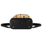 70s Style Floral Casual PU Leather Backpack Casual PU Leather Backpack Printed Offshore