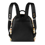 70s Style Floral Casual PU Leather Backpack Casual PU Leather Backpack Printed Offshore