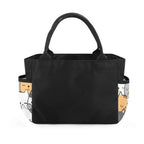 Cat Hello Garden Tool Bag, Personalised Multi Pocket Tote, Duty Tool Caddy Multifunction Gardening Tool Bag Printed Offshore