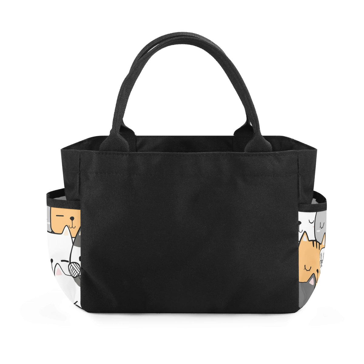 Cat Hello Garden Tool Bag, Personalised Multi Pocket Tote, Duty Tool Caddy Multifunction Gardening Tool Bag Printed Offshore
