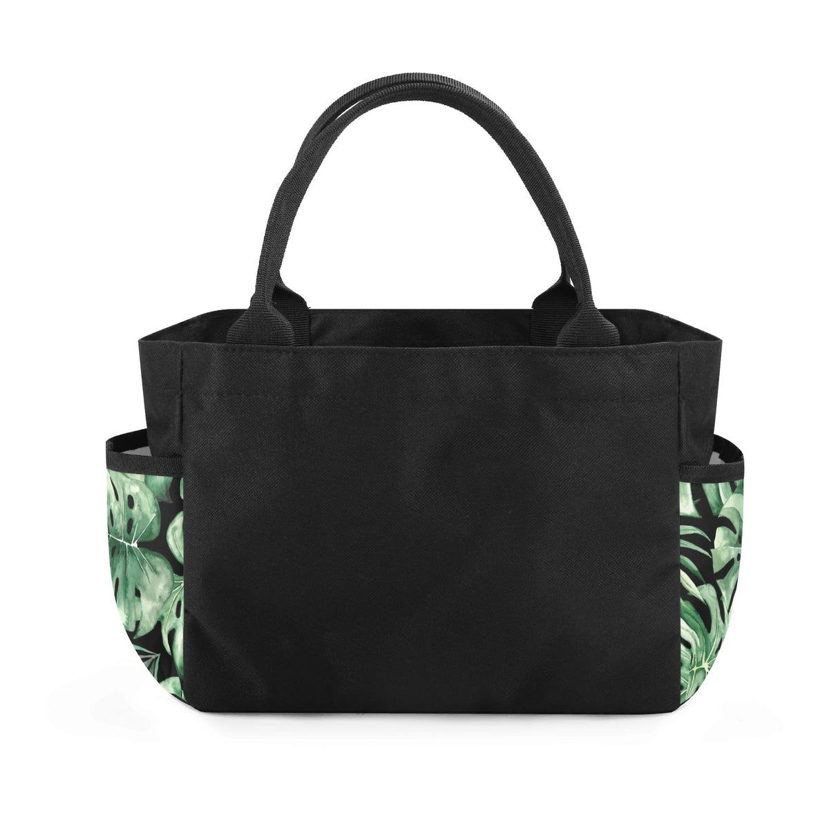 Jungle Leaves Garden Tool Bag, Personalised Multi Pocket Tote, Duty Tool Caddy Multifunction Gardening Tool Bag Printed Offshore