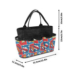 Comic Book Garden Tool Bag, Personalised Multi Pocket Tote, Duty Tool Caddy Multifunction Gardening Tool Bag Printed Offshore