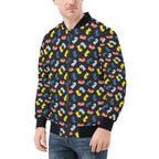 Colourful Chess Mens Zip Up Bomber Jacket Mens Zip Up Bomber Jacket Printed Offshore