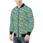 Summer Fruit Mens Zip Up Bomber Jacket Printed Offshore
