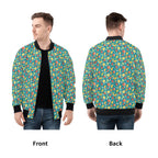 Summer Fruit Mens Zip Up Bomber Jacket Printed Offshore