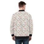 Australian Plants And Animals Mens Zip Up Bomber Jacket Mens Zip Up Bomber Jacket Printed Offshore