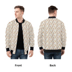 Quokkas Mens Zip Up Bomber Jacket Printed Offshore