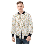 Kangaroos Mens Zip Up Bomber Jacket 4XL Printed Offshore