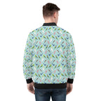 Australian Birds Mens Zip Up Bomber Jacket Printed Offshore