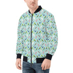Australian Birds Mens Zip Up Bomber Jacket Printed Offshore