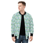 Australian Birds Mens Zip Up Bomber Jacket Printed Offshore