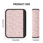 Pink Cats Car Seat Belt Cover Car Seat Belt Covers (Single or Pack of 2) animal Printed Offshore