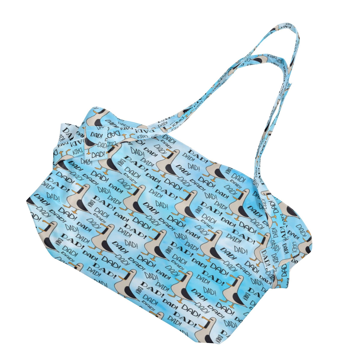 Dad Seagull Beach Play Picnic Mat Tote Bag Play / Picnic Mat Bag Printed Offshore