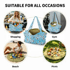 Dad Seagull Beach Play Picnic Mat Tote Bag Play / Picnic Mat Bag Printed Offshore