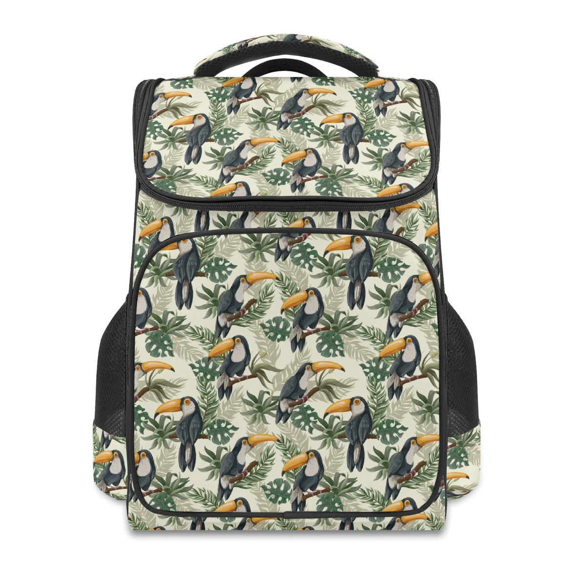 Toucan Jungle Sports Backpack Sports Backpack animal Birds Plants Printed Offshore