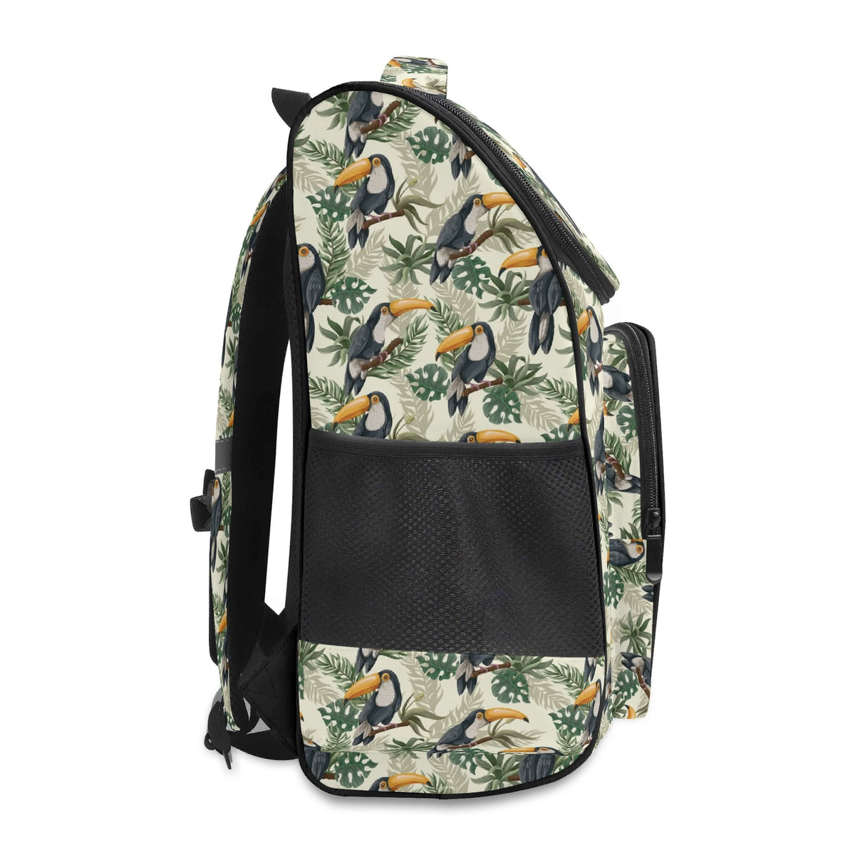 Toucan Jungle Sports Backpack Sports Backpack animal Birds Plants Printed Offshore