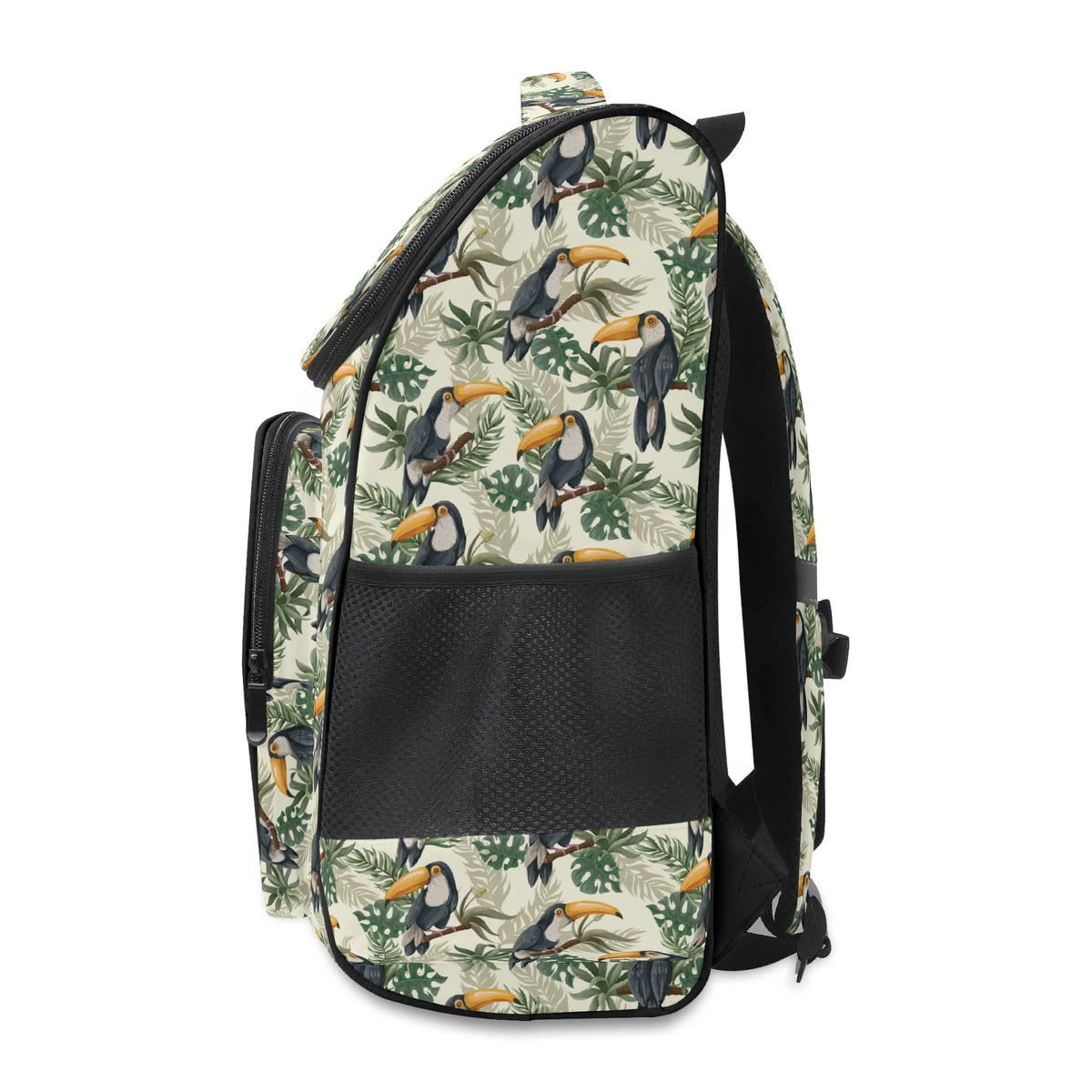 Toucan Jungle Sports Backpack Sports Backpack animal Birds Plants Printed Offshore