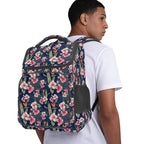 Dark Hawaiian Floral Sports Backpack Default Title Sports Backpack Plants Printed Offshore