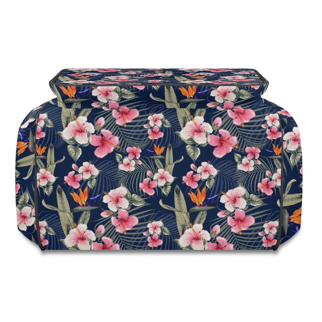 Dark Hawaiian Floral Sports Backpack Sports Backpack Plants Printed Offshore