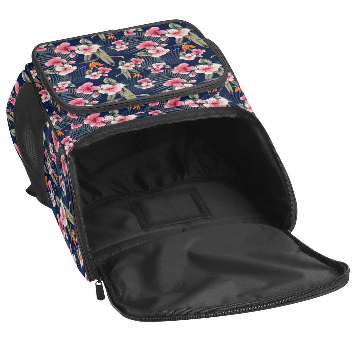 Dark Hawaiian Floral Sports Backpack Sports Backpack Plants Printed Offshore