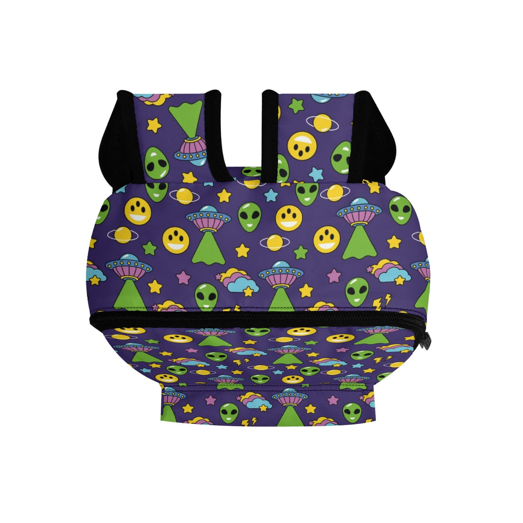 Groovy Alien And UFO Small Kids Backpack Kids Backpack Printed Offshore Sci Fi