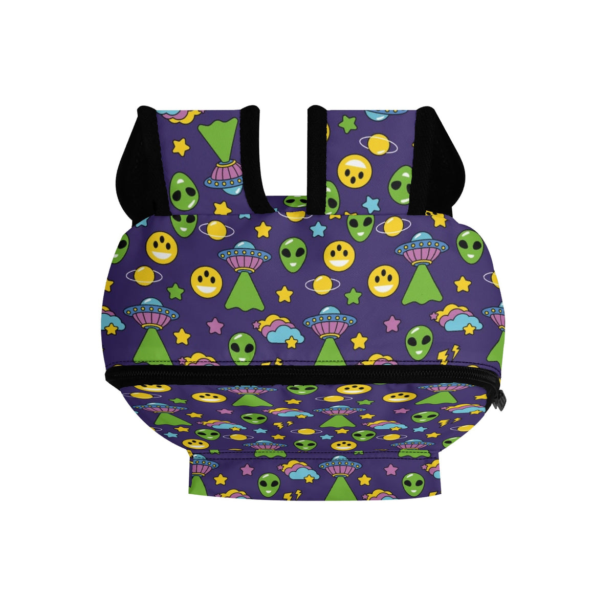 Groovy Alien And UFO Small Kids Backpack Kids Backpack Printed Offshore Sci Fi