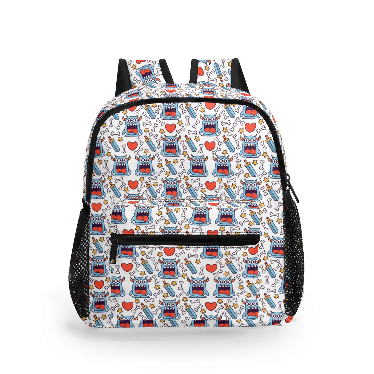 Silly Monsters Small Kids Backpack Default Title Kids Backpack Printed Offshore