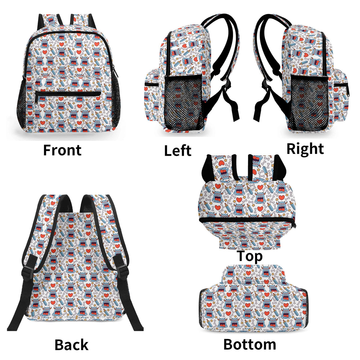 Silly Monsters Small Kids Backpack Kids Backpack Printed Offshore