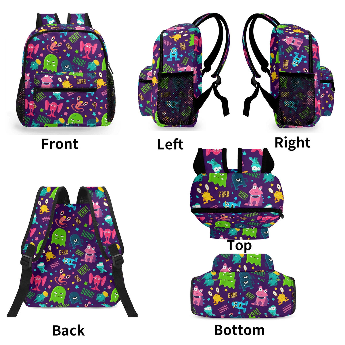 Silly Monsters Small Kids Backpack Kids Backpack Printed Offshore