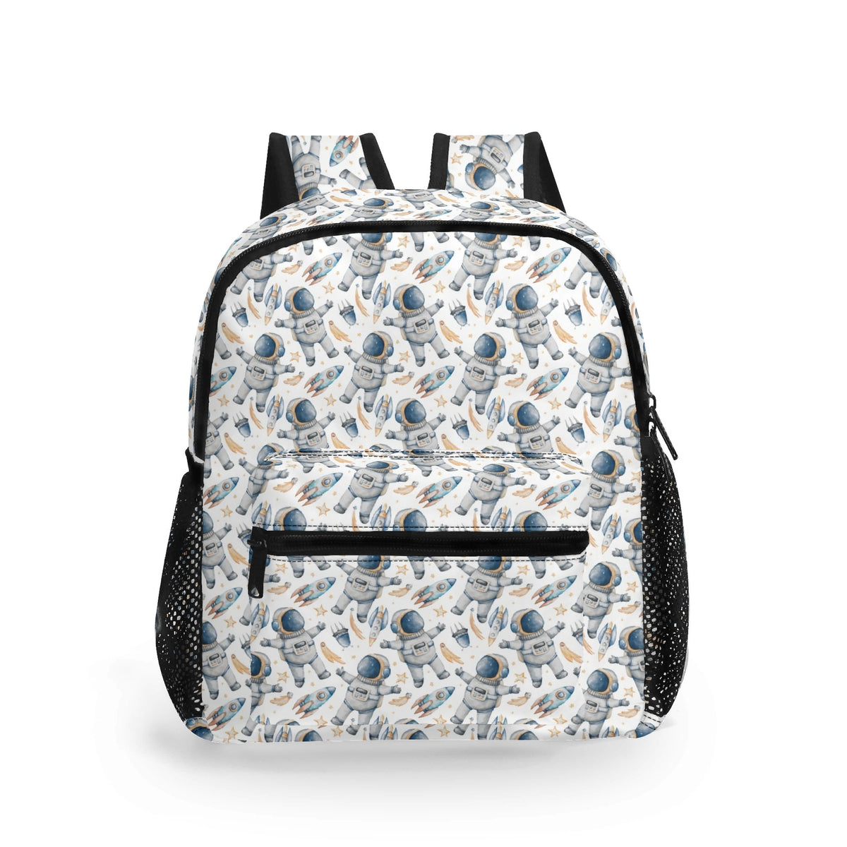 Astronauts And Rocket Ships Small Kids Backpack Default Title Kids Backpack Printed Offshore