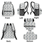 Astronauts And Rocket Ships Small Kids Backpack Kids Backpack Printed Offshore