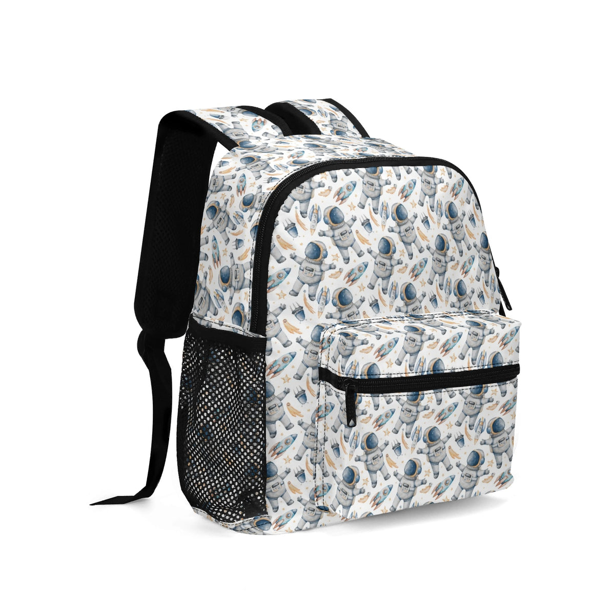 Astronauts And Rocket Ships Small Kids Backpack Kids Backpack Printed Offshore