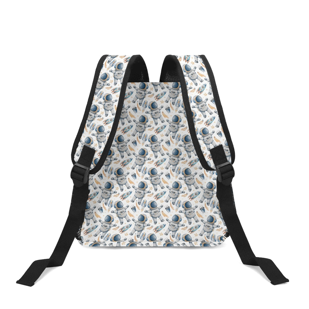 Astronauts And Rocket Ships Small Kids Backpack Kids Backpack Printed Offshore
