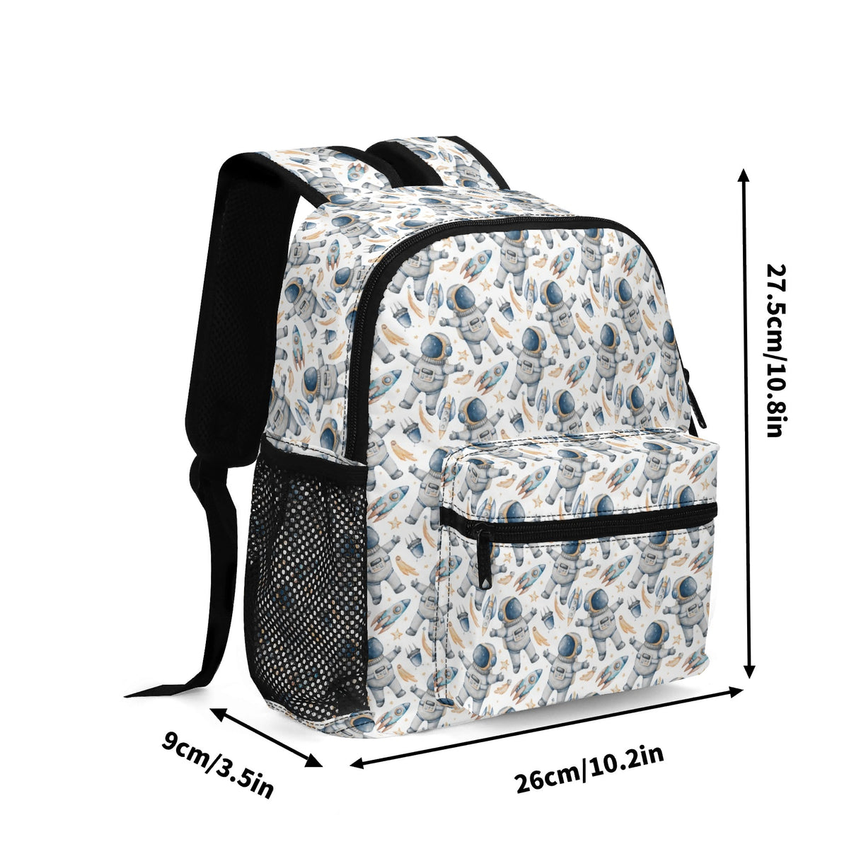 Astronauts And Rocket Ships Small Kids Backpack Kids Backpack Printed Offshore