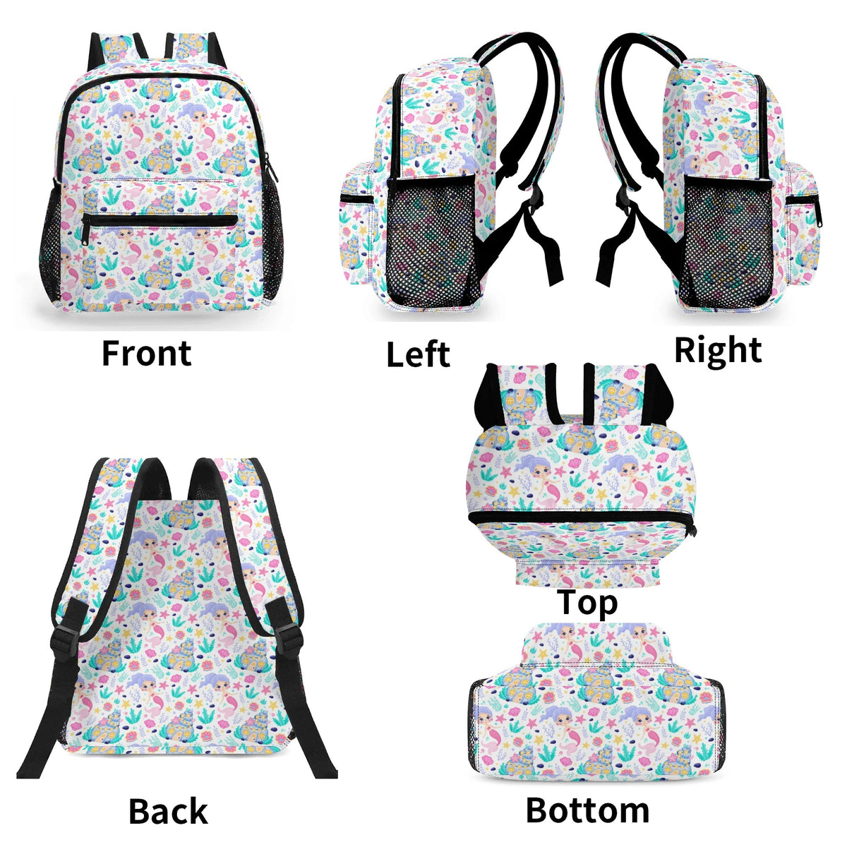 Mermaid World Small Kids Backpack Kids Backpack Printed Offshore